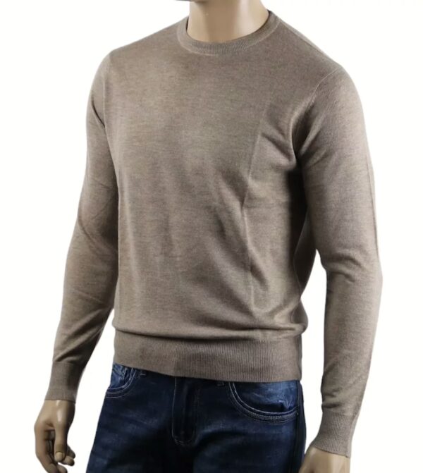 Pullover Girocollo Misto Lana