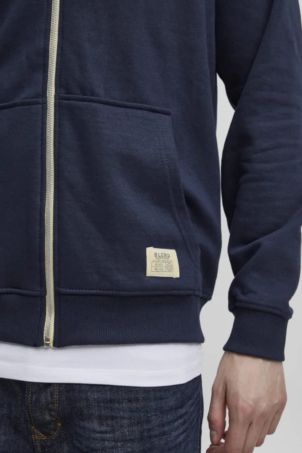 Felpa Basic con Zip - immagine 4