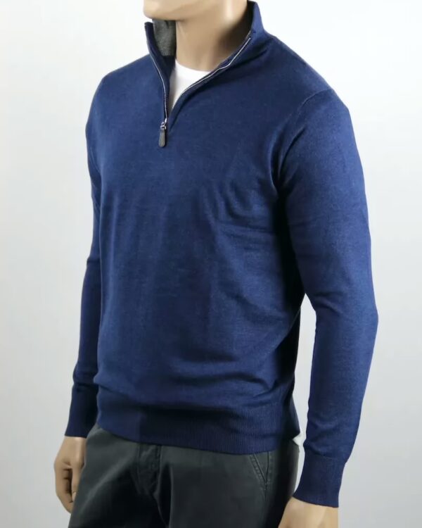 Maglia Zip Slim Fit