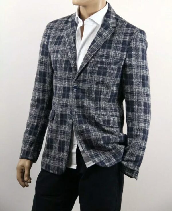 Giacca Slim Fantasia Scozzese
