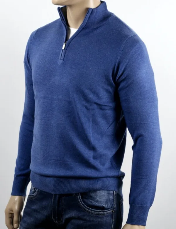 Maglia Zip Regular Fit