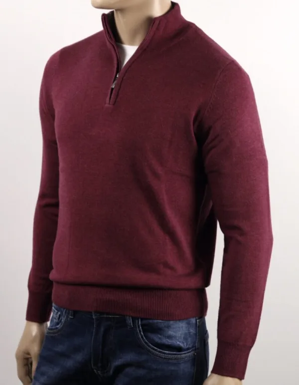 Maglia Zip Regular Fit