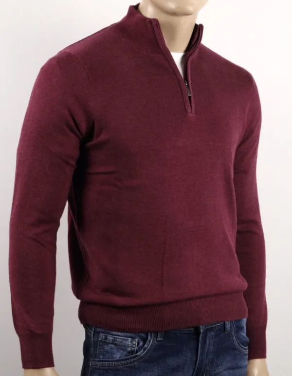 Maglia Zip Regular Fit