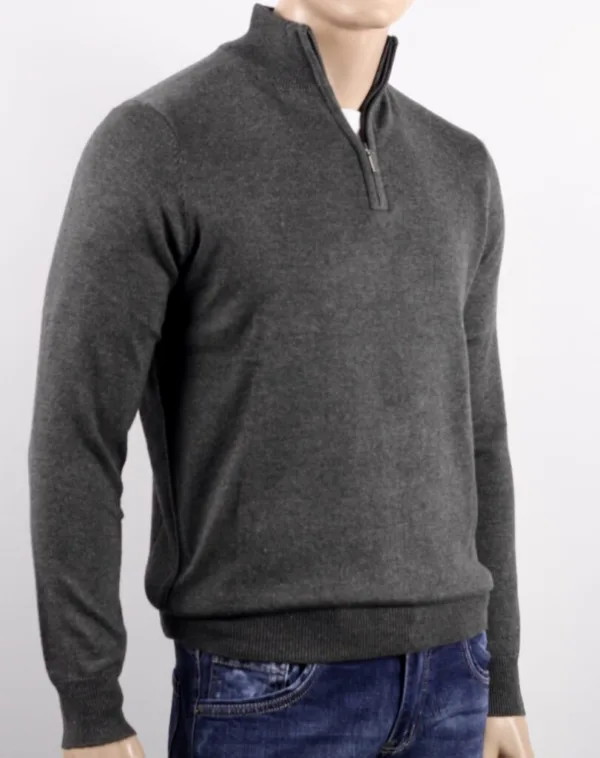 Maglia Zip Regular Fit