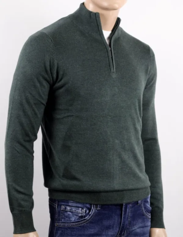 Maglia Zip Regular Fit