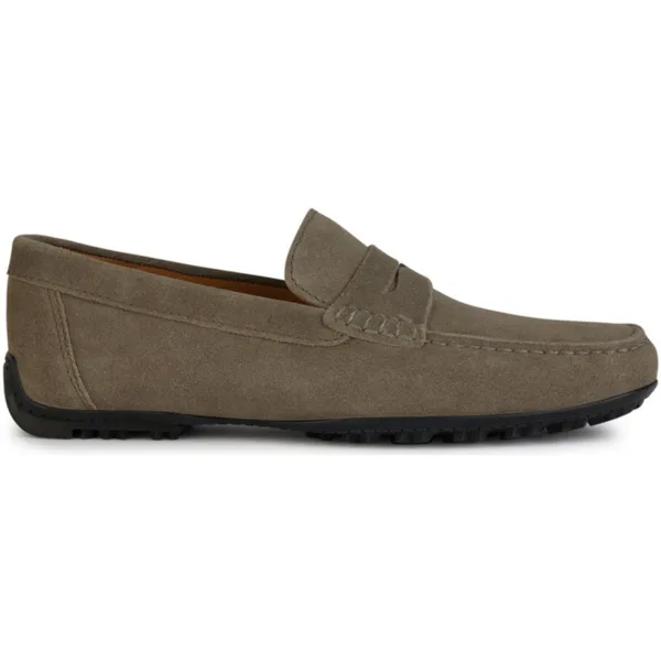 GEOX Mocassino Scamosciato Taupe