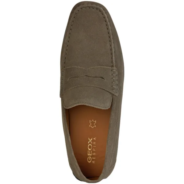 GEOX Mocassino Scamosciato Taupe