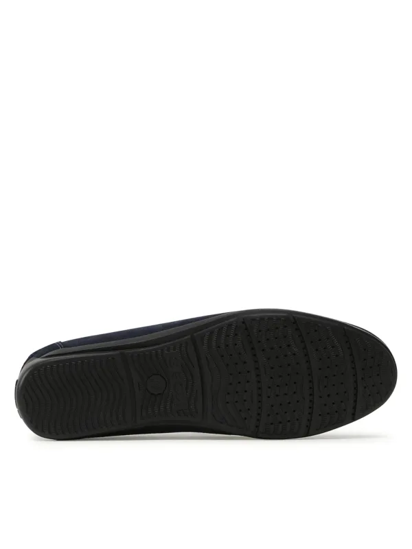 GEOX Mocassino Scamosciato Navy