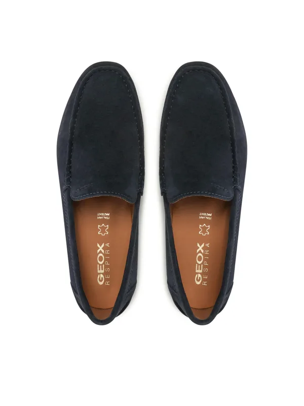 GEOX Mocassino Scamosciato Navy