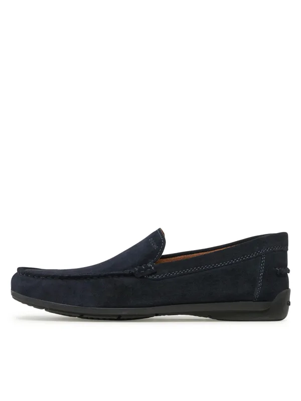 GEOX Mocassino Scamosciato Navy