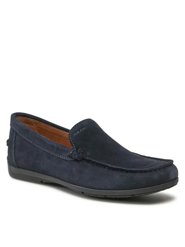 GEOX Mocassino Scamosciato Navy