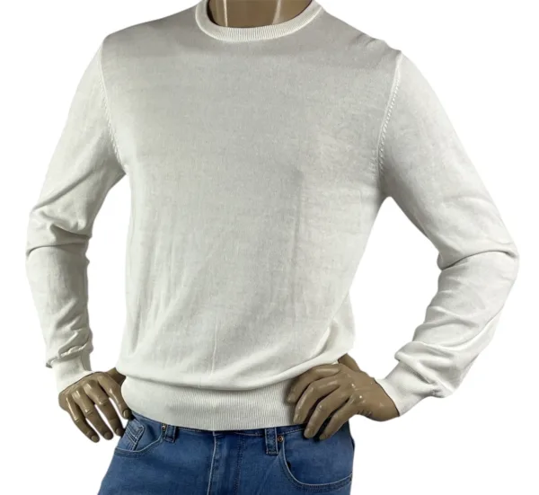 Maglia filo cotone girocollo