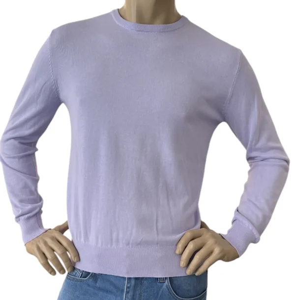 Maglia filo cotone girocollo