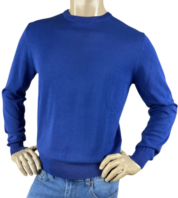 Maglia filo cotone girocollo