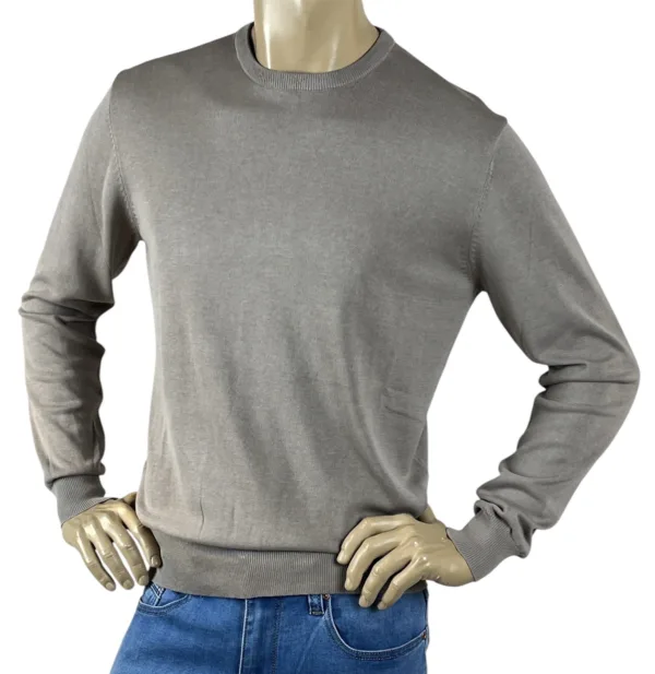 Maglia filo cotone girocollo