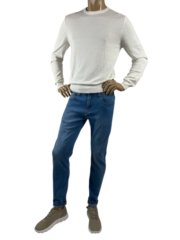 Jeans chiaro regular elasticizzato