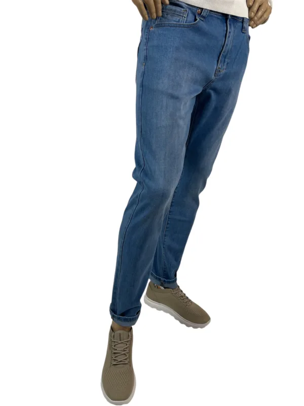 Jeans chiaro regular elasticizzato