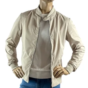 Giubbino bomber estivo beige