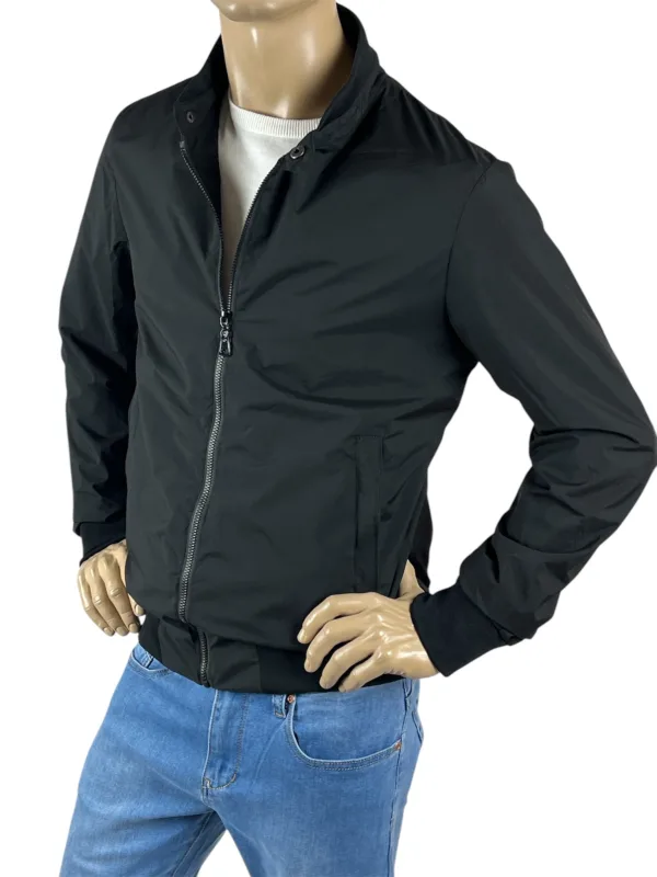 Giubbino bomber estivo nero