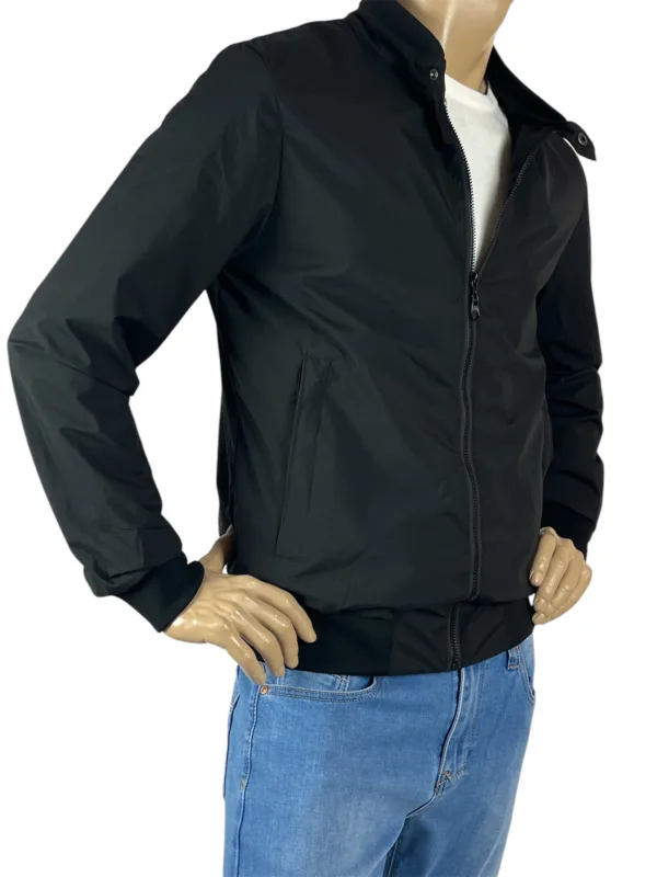 Giubbino bomber estivo nero