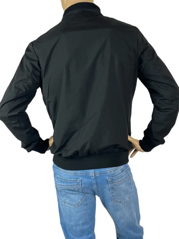 Giubbino bomber estivo nero