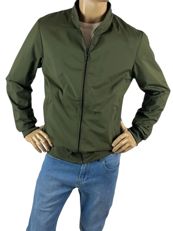 Giubbino bomber estivo verde