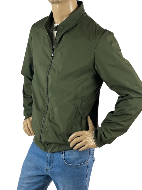Giubbino bomber estivo verde