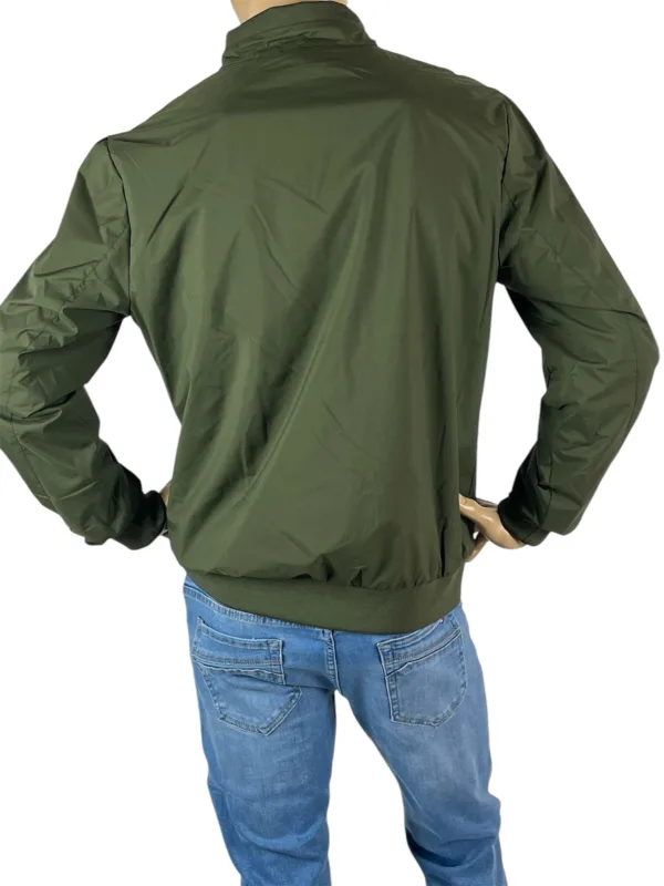 Giubbino bomber estivo verde