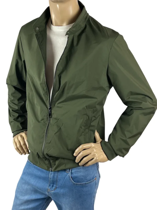 Giubbino bomber estivo verde