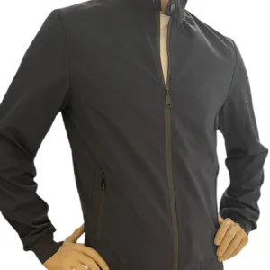 Giubbino biker tessuto leggero
