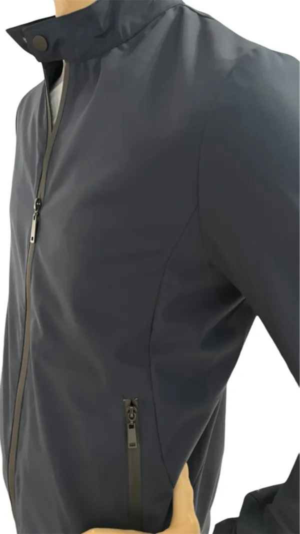 Giubbino biker tessuto leggero