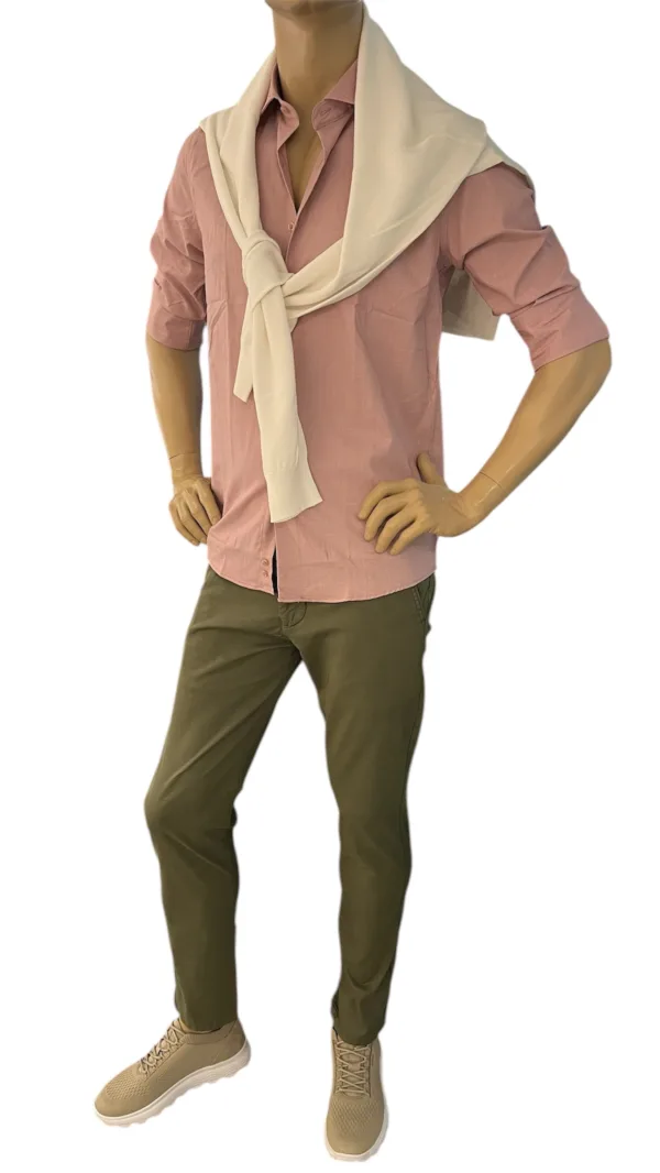 Pantalone chino cotone slim