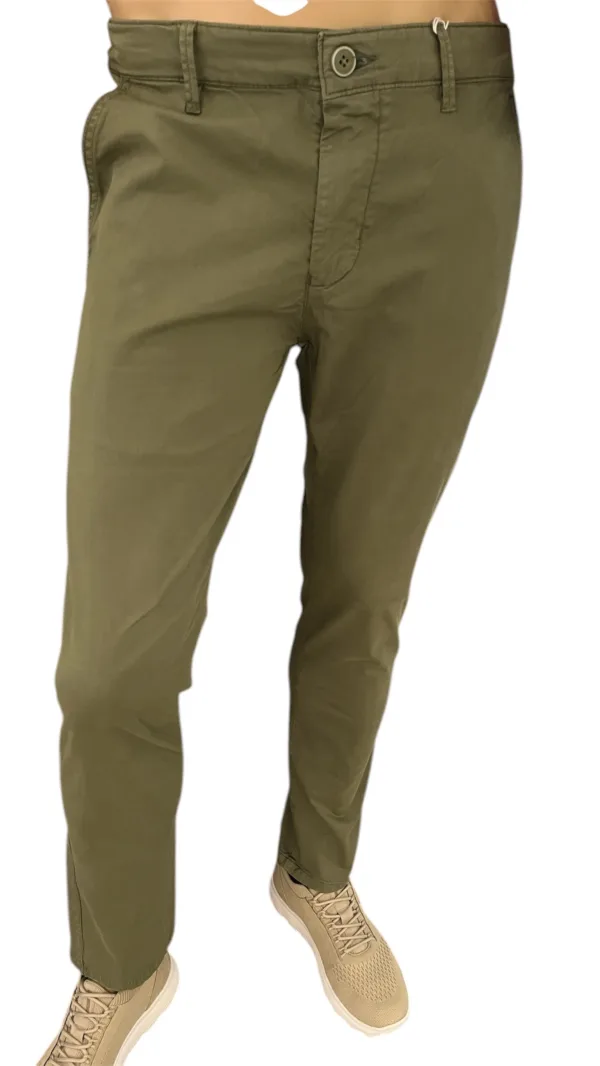 Pantalone chino cotone slim