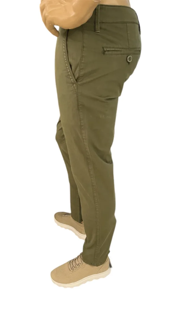 Pantalone chino cotone slim