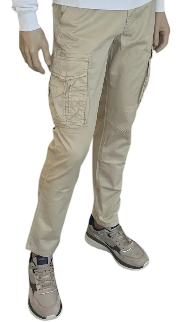 Pantalone cargo senza elastico