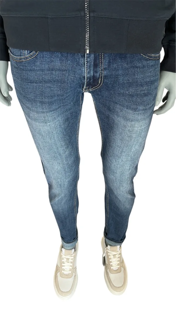 Jeans slim-fit 5 tasche elasticizzato