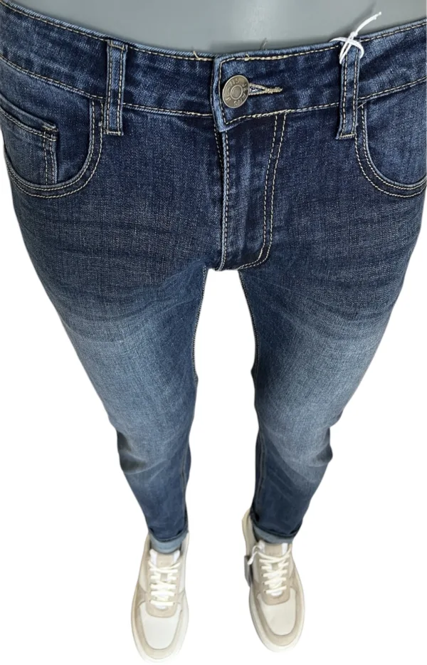 Jeans slim-fit 5 tasche elasticizzato