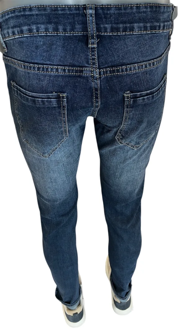 Jeans slim-fit 5 tasche elasticizzato