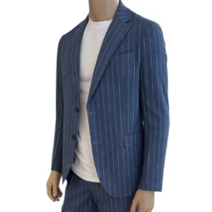 Abito uomo gessato slim-fit