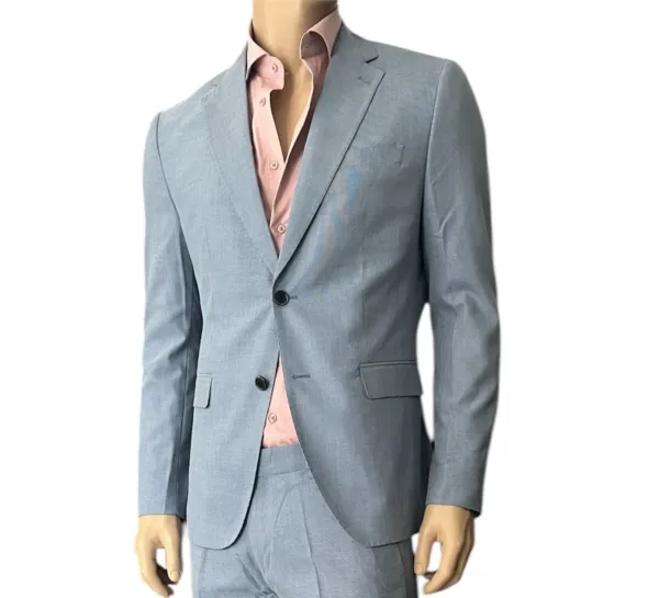 Abito uomo microfantasia slim-fit