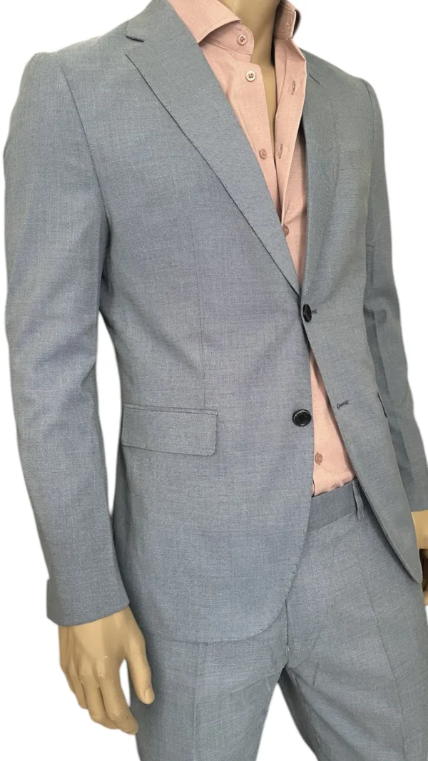 Abito uomo microfantasia slim-fit