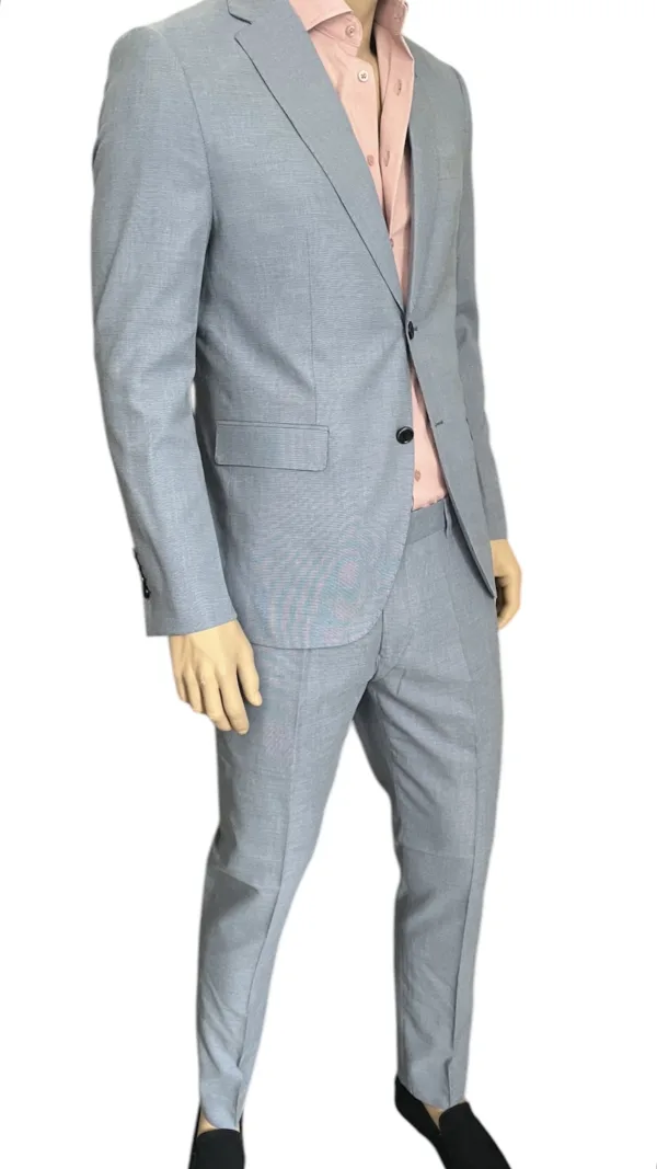 Abito uomo microfantasia slim-fit